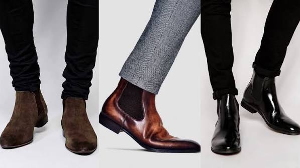 Cấu tạo của giày boots nam gồm cổ giày, thân giày, đế cao su, gót giày và đường may chắc chắn
